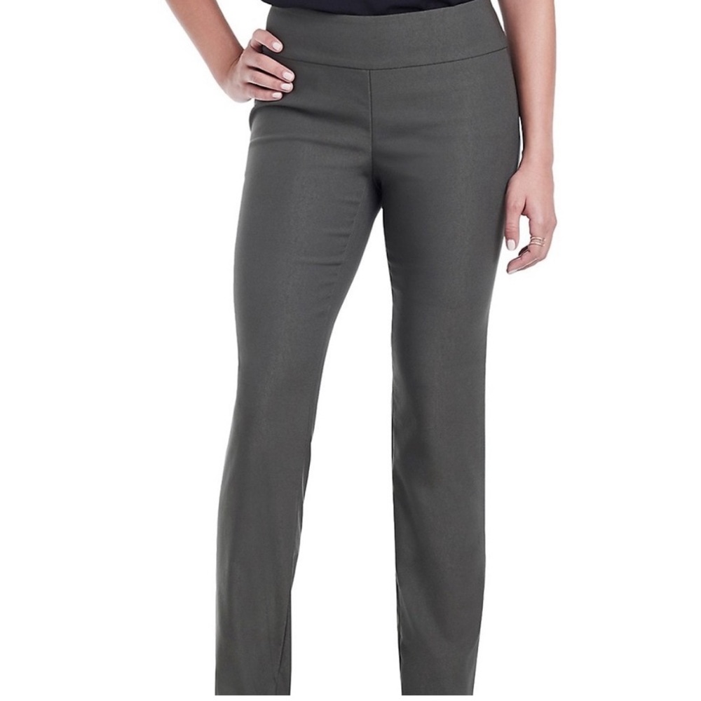Nic+Zoe wonder stretch pants in slate grey